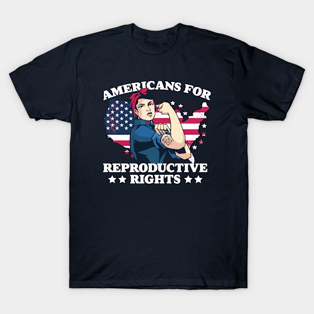 Americans for Reproductive Rights // Patriotic American Feminist T-Shirt by SLAG_Creative